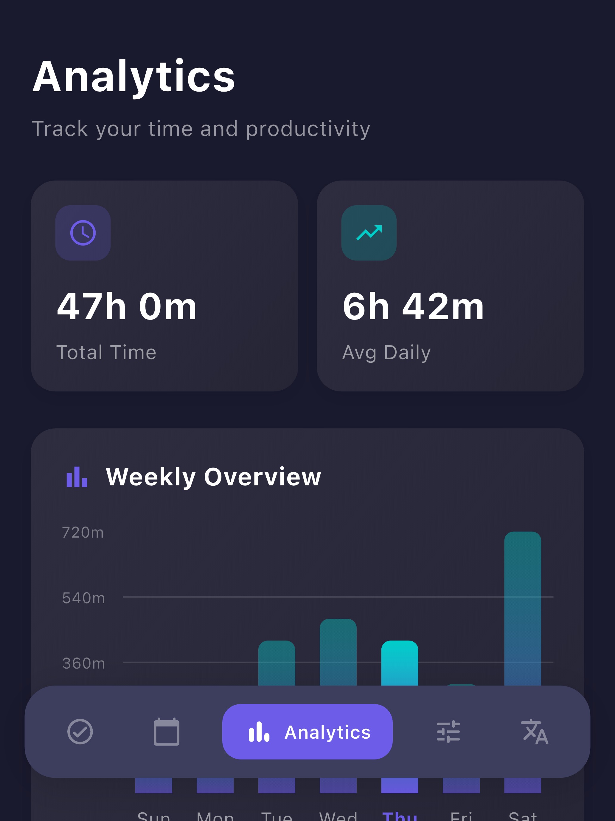 Week Plan screenshot 3